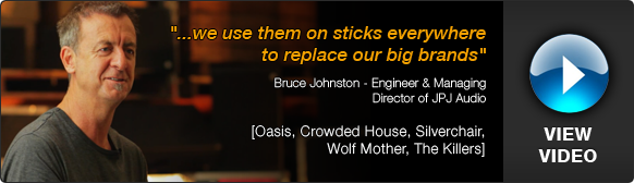 Quest QM 700 : we use them on sticks everywhere to replace our big brands -  Bruce Johnston - Engineer and Managing Director of JPJ Audio (Oasis, Crowded House, Silverchair, Wolf Mother, The Killers) View video
