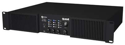 QM1000P QM Series Amplifier front panel