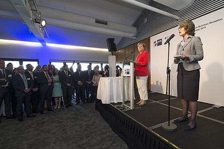  Introducing German Chancellor at  German-Australian Chamber of Industry and Commerce Business Reception