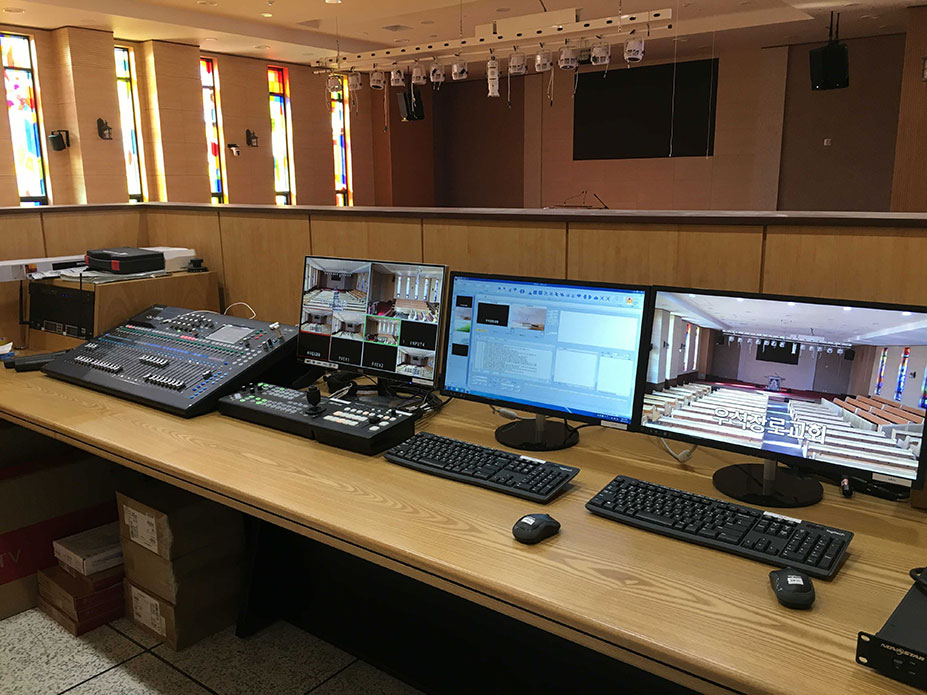 Complete AV control in a professional installation.
